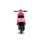 Elektrische kinderscooter 24V 350W roze - achteraanzicht