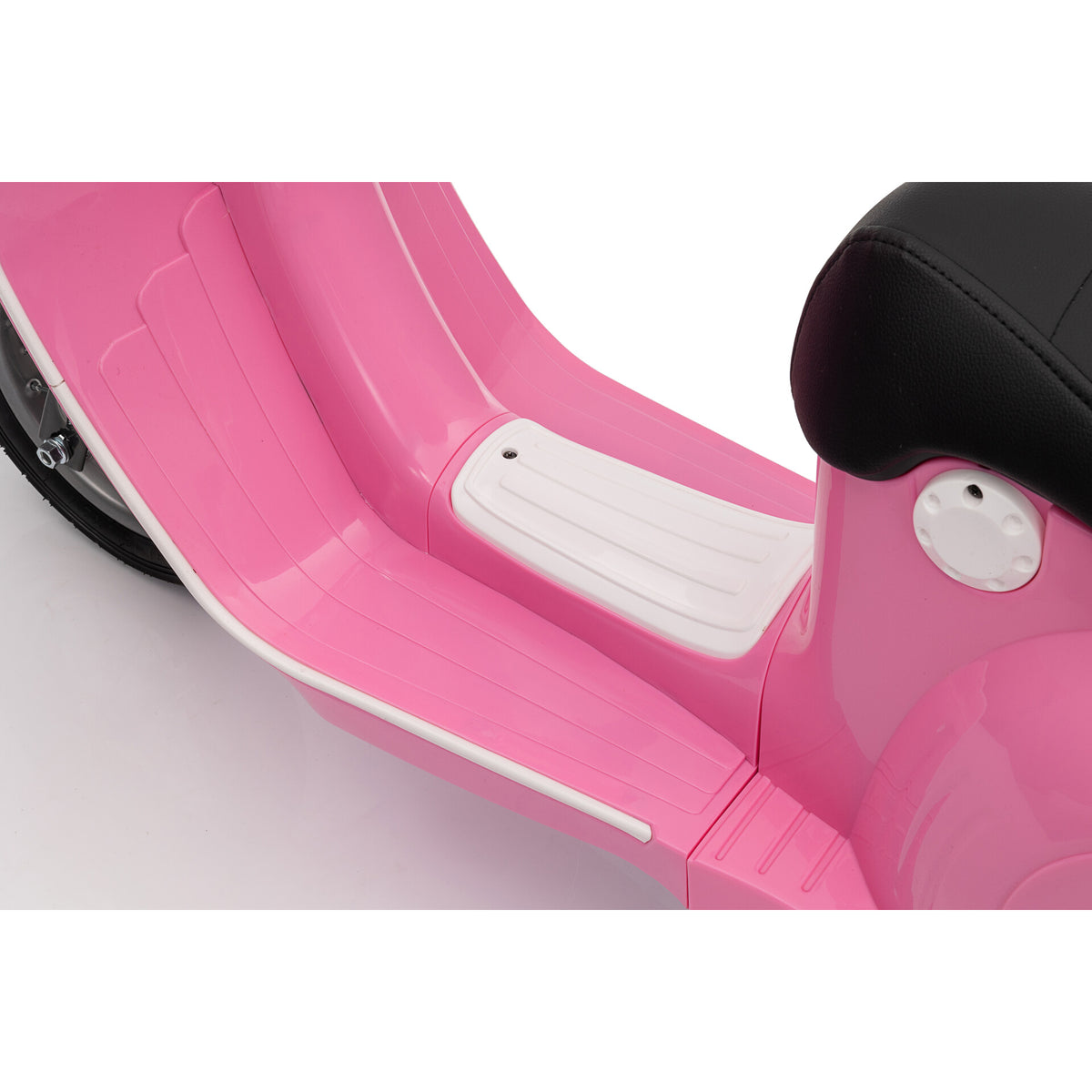 Elektrische kinderscooter 24V 350W roze - voetenplank