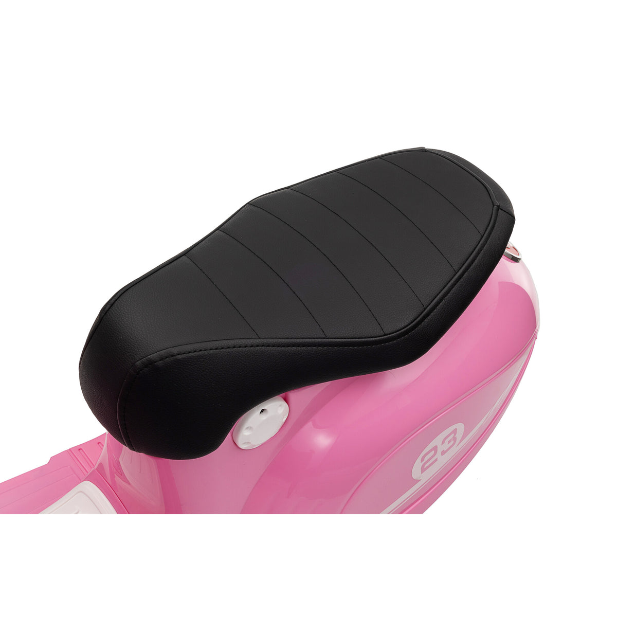 Elektrische kinderscooter 24V 350W roze - zadel