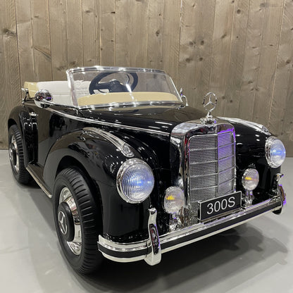 Mercedes-Benz 300S Elektrische Kinderauto Zwart