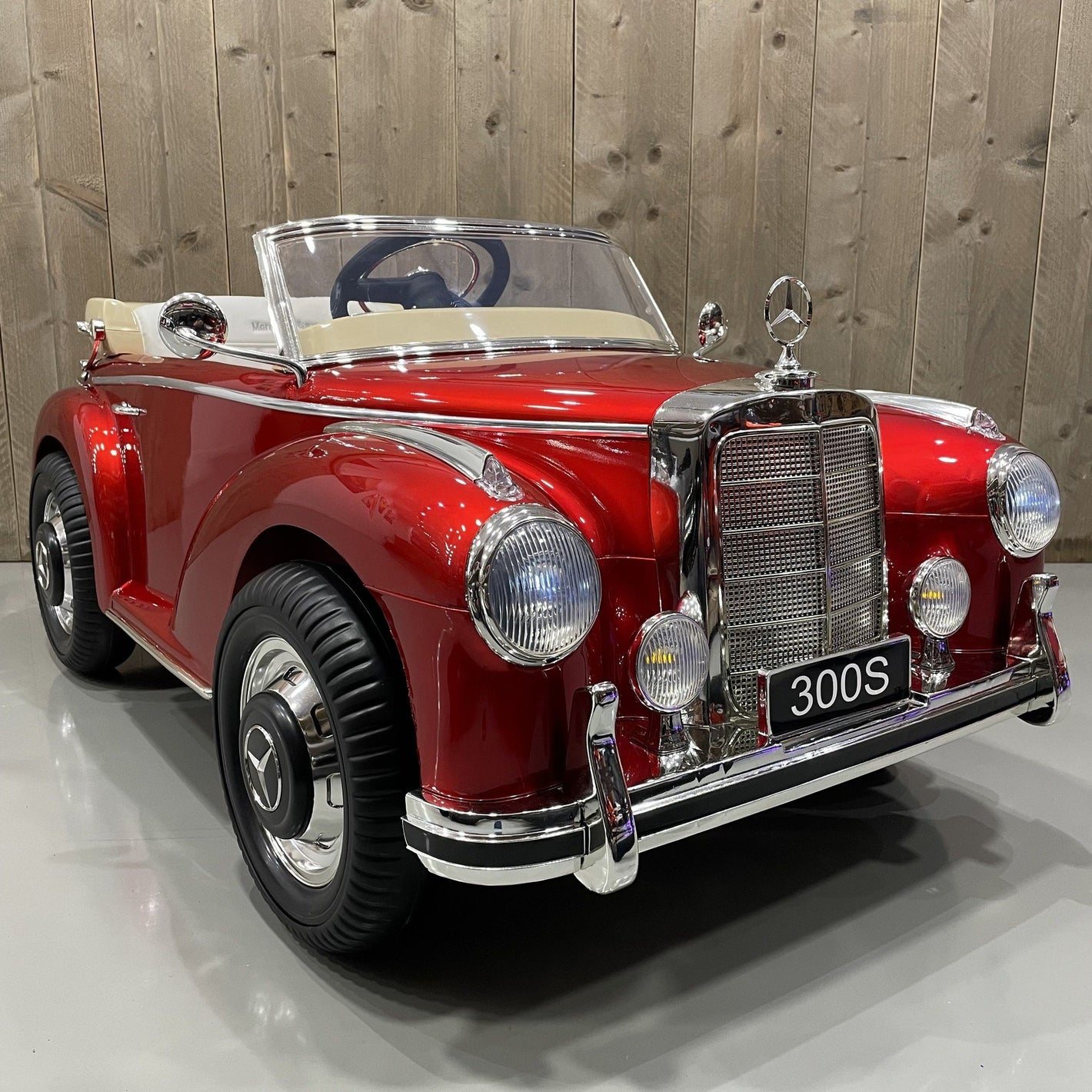 Mercedes-Benz 300S | Elektrische Kinderauto Rood