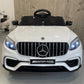Mercedes GLC63s AMG | Elektrische Kinderauto - Wit