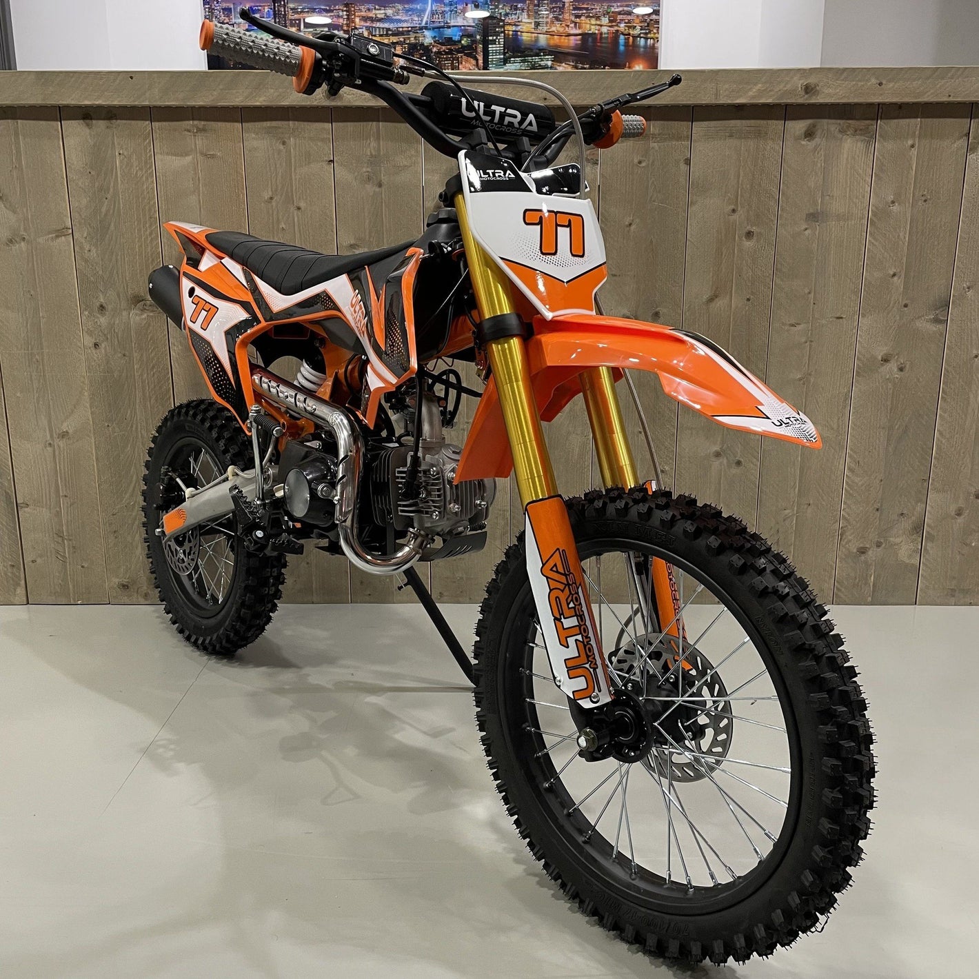 CarKiddo | Crosser 125cc PromaX  4-takt - Oranje