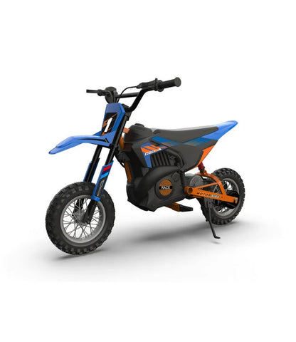 CarKiddo | Elektrische Minicrosser 24V - Blauw/Oranje