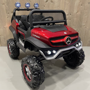 Mercedes Unimog | Kinderbuggy - Rood 1,5 -persoons 4x4