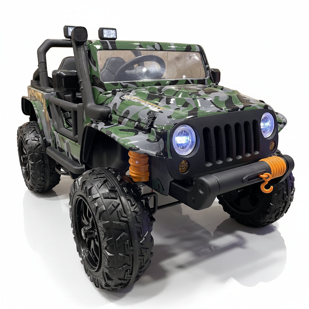 Gladiator Kinderjeep | 1 Kind + 1 Volwassene - Camo