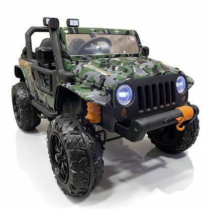 Gladiator Kinderjeep | 1 Kind + 1 Volwassene - Camo