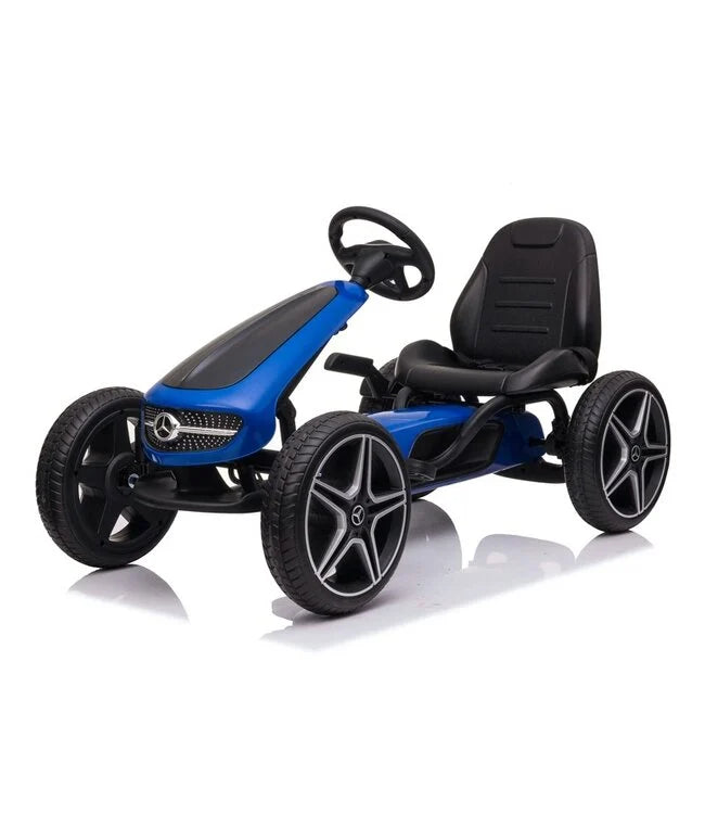 Mercedes Skelter | Go-kart met Rubberen Banden - Blauw