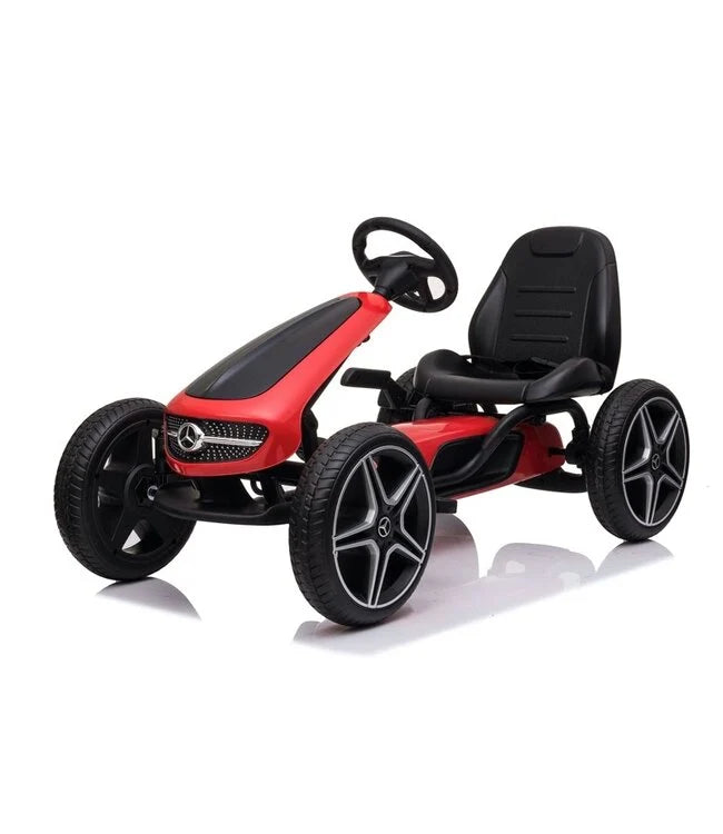 Mercedes Skelter | Go-kart met Rubberen Banden - Rood