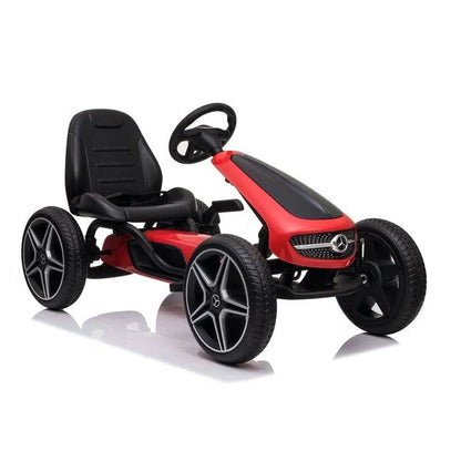 Mercedes Go-Kart | Go-Kart mit Gummireifen - Weiß