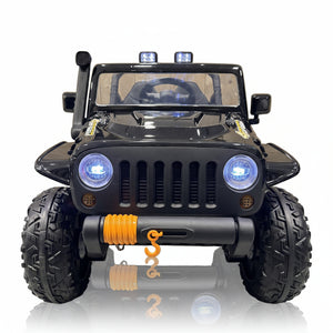 Gladiator Kinderjeep | 1 Kind + 1 Volwassene - Zwart