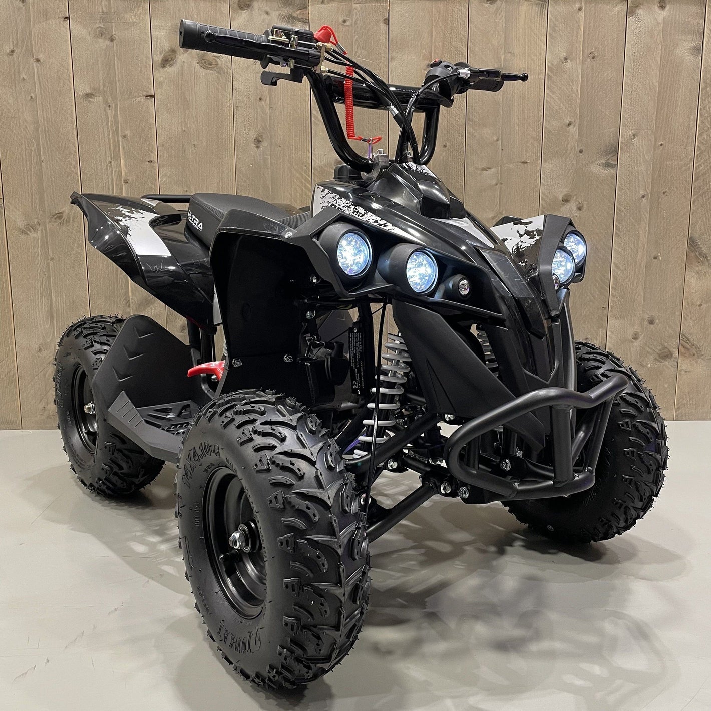 CarKiddo | ATV Kinderquad Infinity 49cc - Zwart