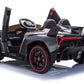 Lamborghini Veneno | 2-Persoons Kinderauto 4x4 - Grijs