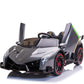 Lamborghini Veneno | 2-Persoons Kinderauto 4x4 - Grijs