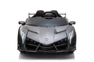 Lamborghini Veneno | 2-Persoons Kinderauto 4x4 - Grijs