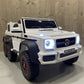 Mercedes G63 AMG 6x6 | Elektrische Kinderauto 1-persoons - Zwart
