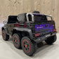 Mercedes G63 AMG 6x6 | Elektrische Kinderauto 1-persoons - Zwart