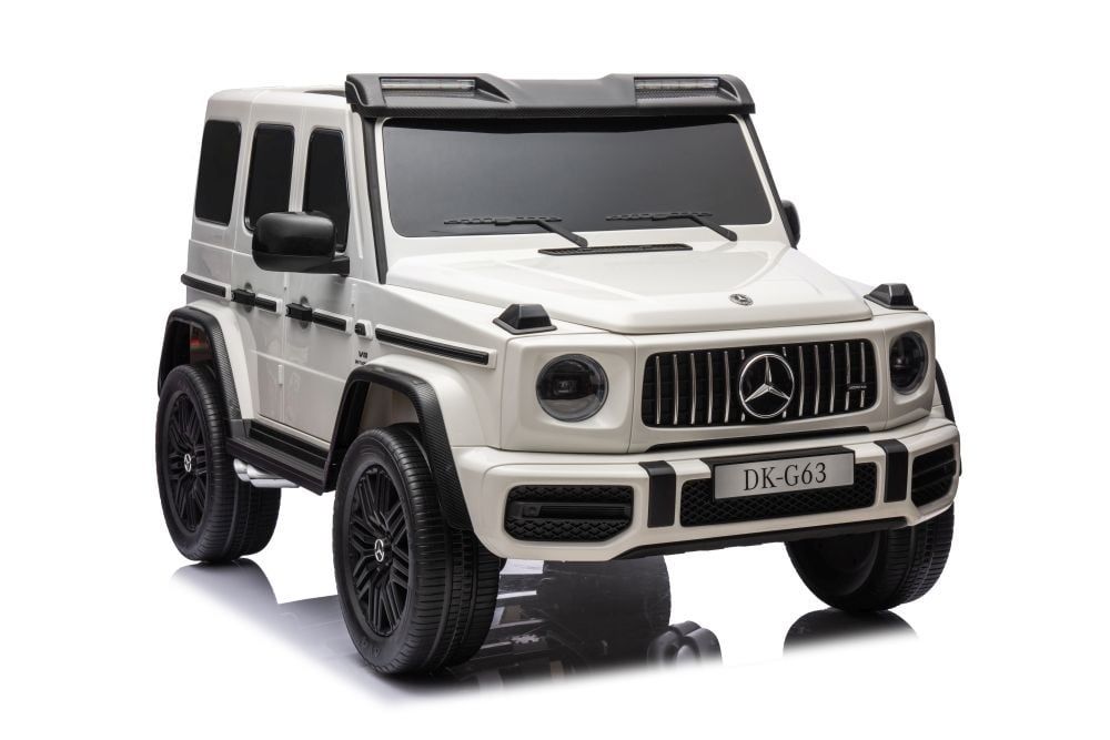 Mercedes G63 AMG 24V -XXL | 2-persoons - Elektrische Kinderauto - Wit
