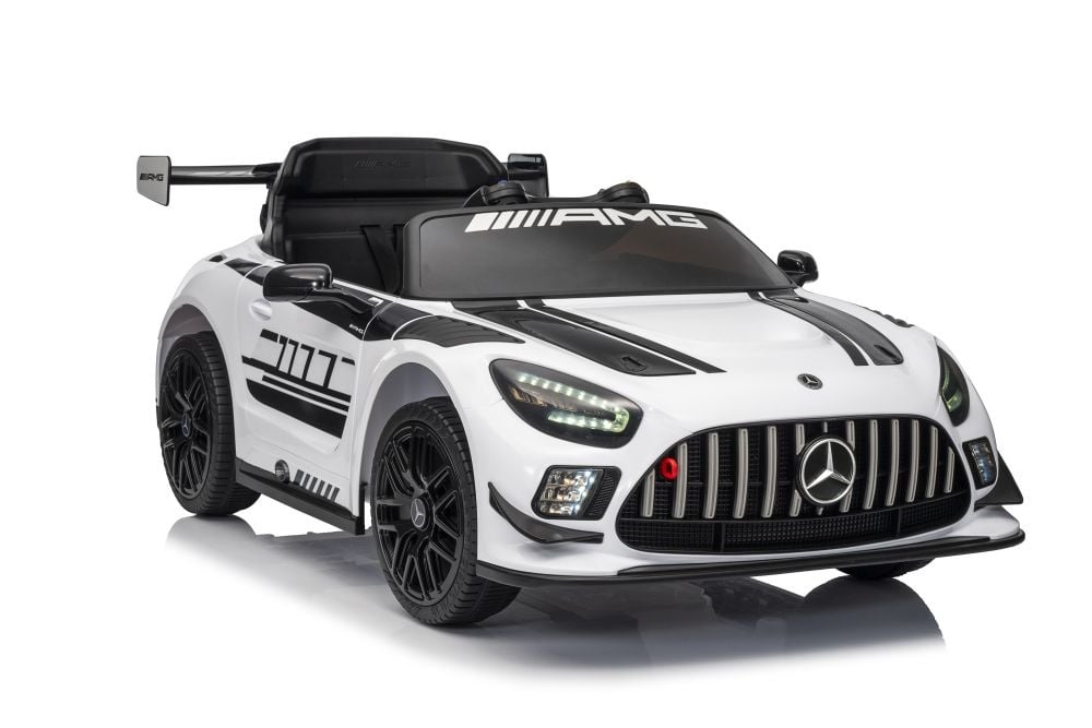 Mercedes GT AMG | Elektrische Kinderauto - Wit