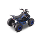 Panthera Leo elektrische kinderquad 1200W 48V in blauw, van boven en achteren