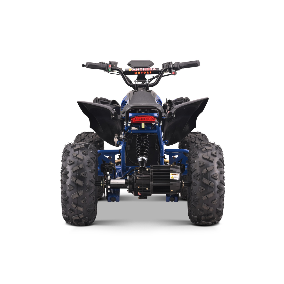 Panthera Leo elektrische kinderquad 1200W 48V in blauw, van achteren