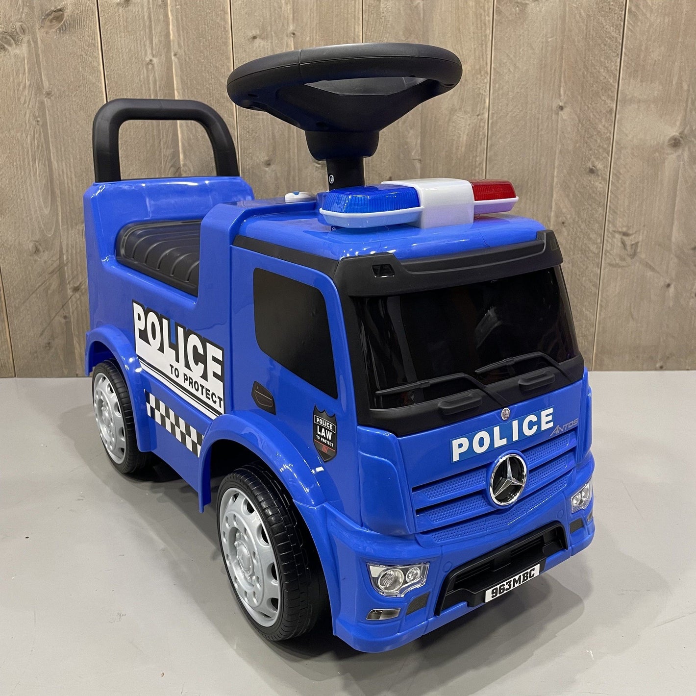 Mercedes-Benz Politie Loopauto Blauw