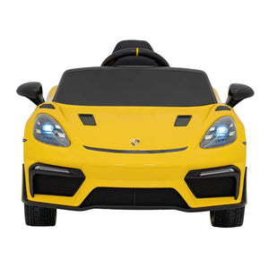 Porsche 718 RS Spyder | Elektrische Kinderauto - Geel