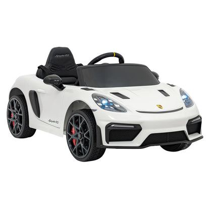 Porsche 718 RS Spyder | Elektrische Kinderauto - Wit