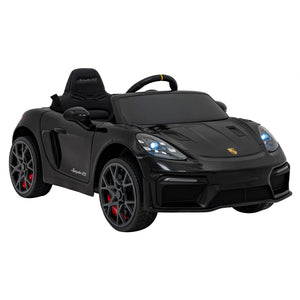 Porsche 718 RS Spyder | Elektrische Kinderauto - Zwart