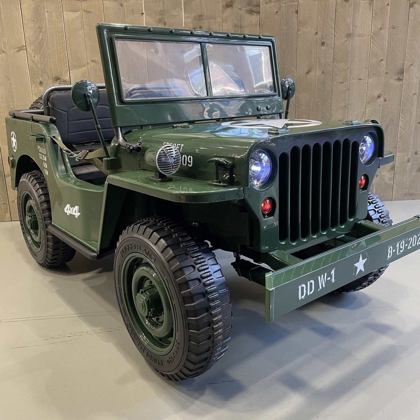 Willys Jeep Matcha | 3-persoons 24V - vierwielaandrijving